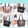 Colorful Parrot Ethnic Style Tote Bag With Embroidered Details For Outings