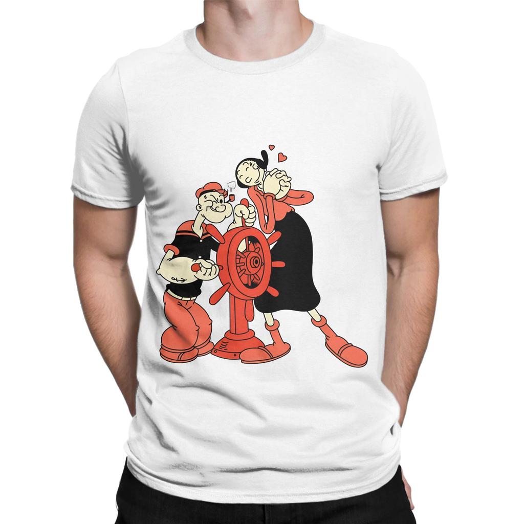 Ppopeye Olive Oyl Funny 100 Cotton Tshirt Ppopeye Tops Tees For Unisex