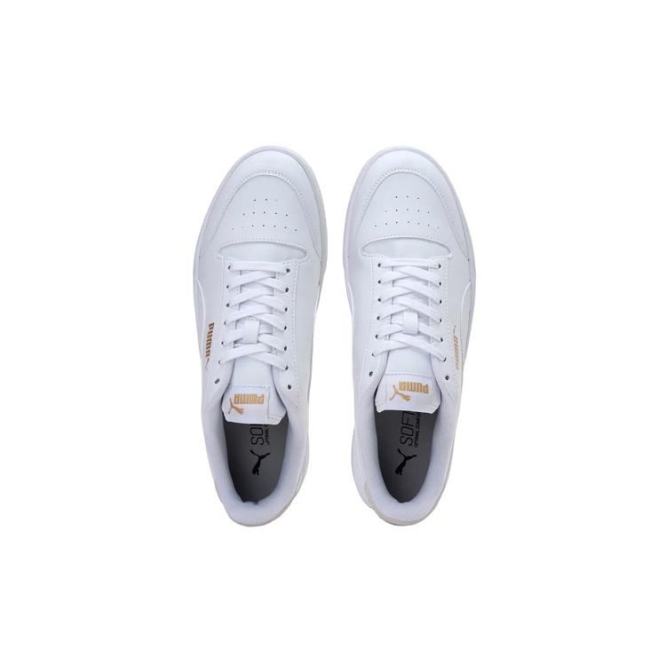 Puma Shuffle White Gold Unisex Sneakers Team-Gold 309668-08