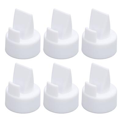 6 Pack Duckbill Valves for S2 S1 9 Plus Breastpumps with Pull Tab Silicone Replaceable Accessories P
