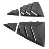 1 PCS Car Rear Side Vent Quarter Window Louver Shutter Cover Matte Black ABS Car Accessories For Toyota Corolla -