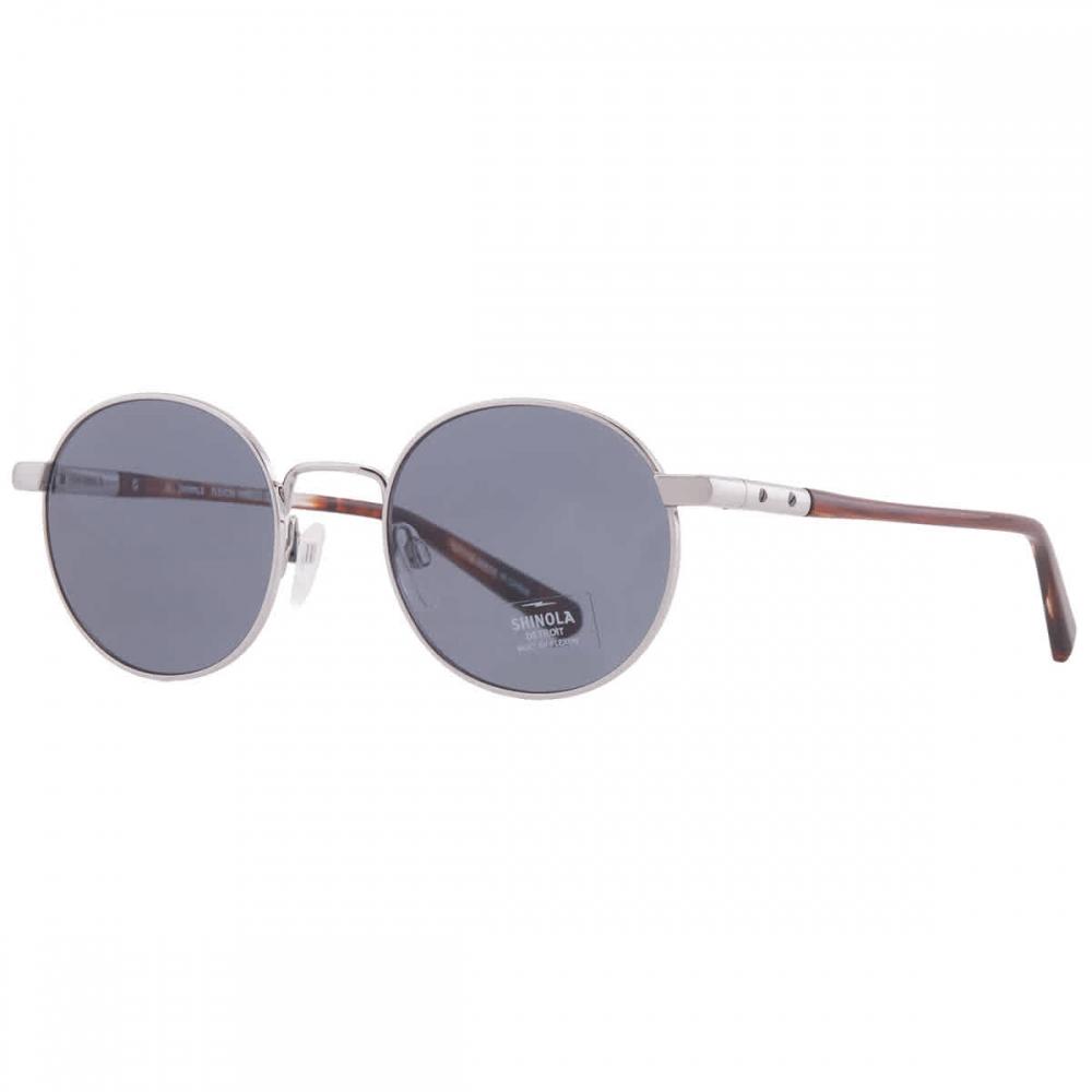 Shinola Blue Round Unisex Sunglasses Sh2301s 045 51 Multi