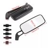 Adjustable Side Mirror Anti-Glare Motorcycle Rearview Mirror With 8mm/ 10mm Threads For Harley Honda Kawasaki Yamaha Suzuki