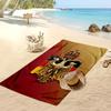 Belgien Fußball Druck Strandtuch Schnelltrocknend Super Saugfähig Weich Badetuch zum Schwimmen Strand Reisen Fan Souvenir Geschenk