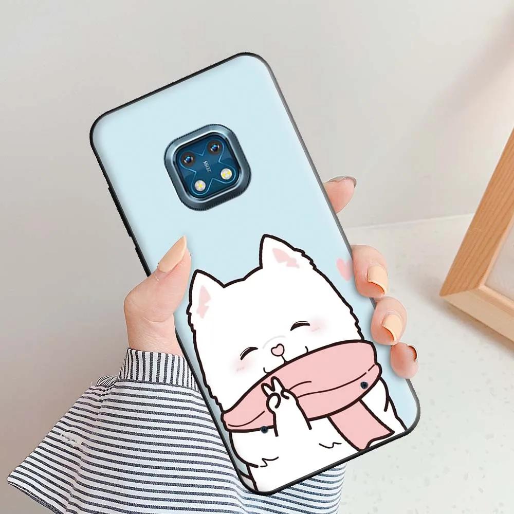 Case For Nokia XR20 Case Cover TA-1368 Cute Animal Silicone Phone Bumper For Nokia XR 20 6.67 Cool Protective TPU Back Shell