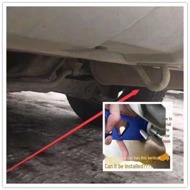 Modified JDM Racing Aluminum Alloy Car Rear Bumper with Towing Hook.