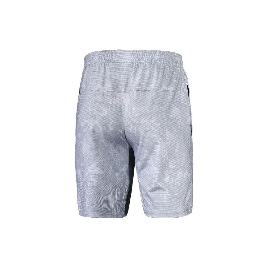 Under Armour מכנסי ספורט קצרים לילדים עם הדפס לוגו, מתייבשים במהירות, לבן 22500211-100