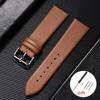 12mm 14mm Ultra-dünnes Leder Uhrenarmband Universelles Weiches Uhrenband 16mm 18mm 19mm 20mm 21mm 22mm Damen Herren Ersatzarmband