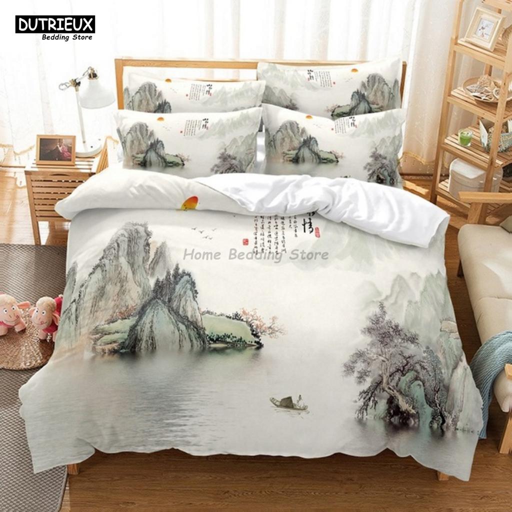 Comforter Branch Flowers Bedding Set 3D Digital Printing For Women Girls Single Queen Full Size Fashion Design