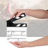 Mini Acrylic Director Scene Clapperboard TV Movie Action Board Film Cut Prop with Pen