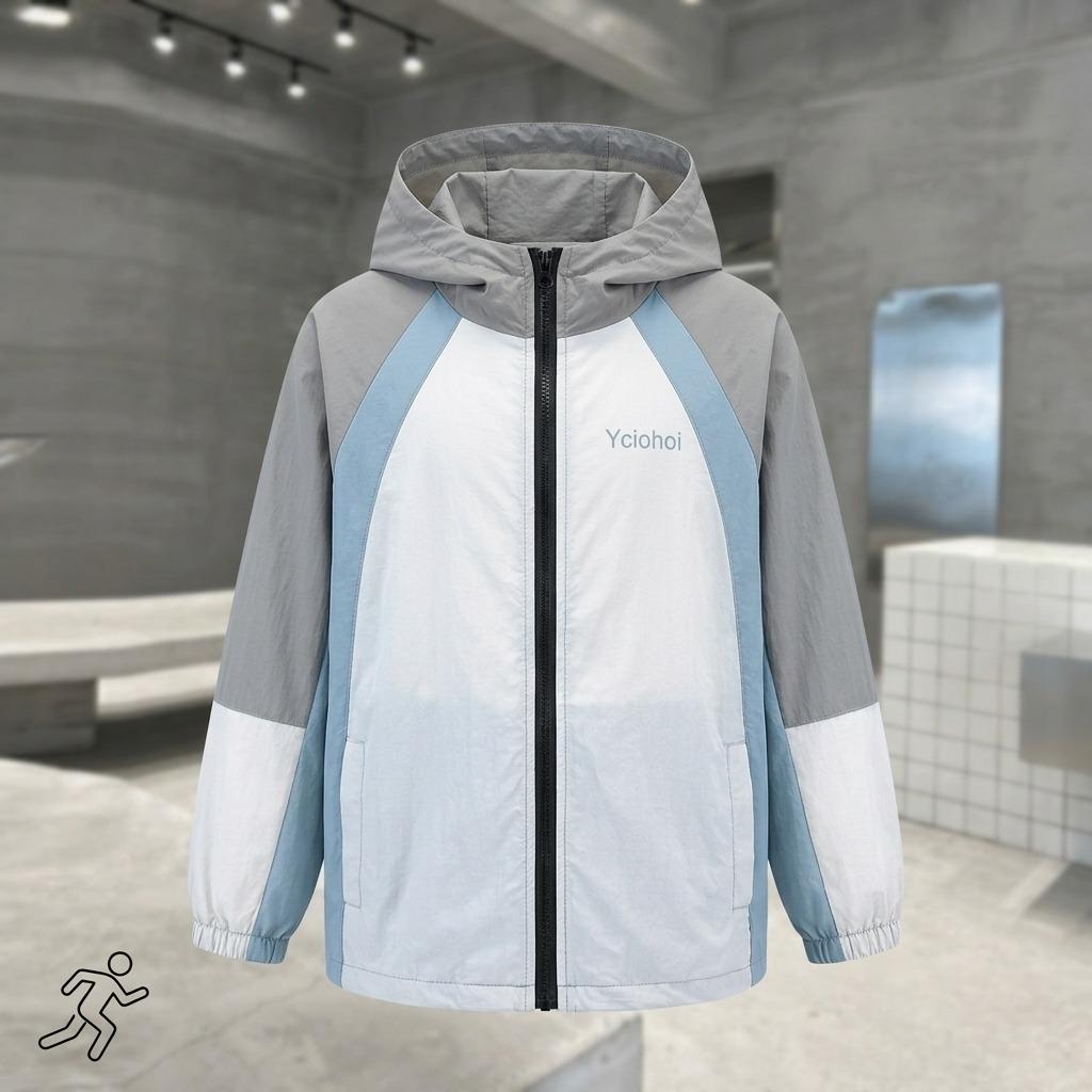 New Summer Sun Protection Clothing For Boys Lightweight And Breathable Sun Protection Shirt With Hood For Older Children Summer Sun Protection