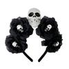 New European and American Skull Party Headband Headband Masquerade Ball Simulation Flower Headgear