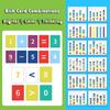 Educational Game Rainbow Beads Clip Toy Montessori Balls Matching Game  Kids Gifts