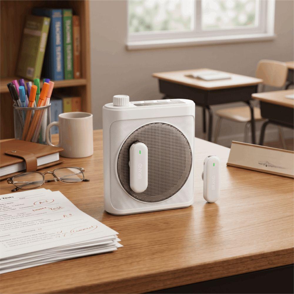 Mini Wireless Microphone Magnetic Megaphone Speaker Mini Megaphone Lavalier Microphone Meeting