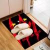 Sport Club Football Crest Printed Office Carpet Chair Cushion  Entryway Rug, Rugs for Living Room, Bedroom Christmas gifts