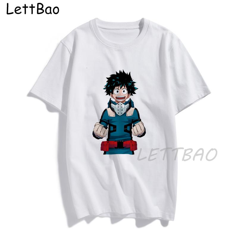 My Hero Academia Anime T Shirt Men Tops Summer Harajuku Short Sleeve Cute T Shirt Japanese