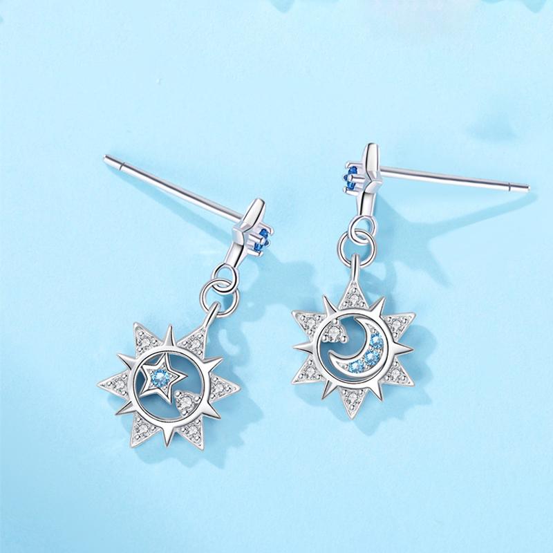 barbie Original Design Hollow Eight-pointed Star, Elegant and High-quality Debut, Ins Style and Exquisite S925 Silver Earrings for Women ZJYES-YS-122