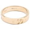 GUCCI Finished K18 GG Icon Slim Ring ring Yellow GoldUsed