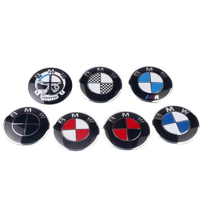 2026 Hot 4PCS 56MM 60MM 65MM Car Hub Cap Sticker Wheel Center Cover Decal Decoration Auto Modification Accessorie For M Emblem Badge