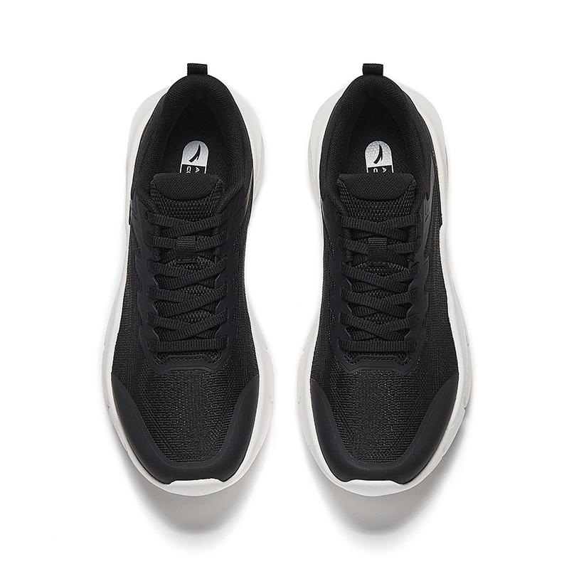 Anta Linghu Sports Comfortable Shock Absorption Non-Slip Low-Top Casual Running Shoes Women sneaker Black 922527751-1