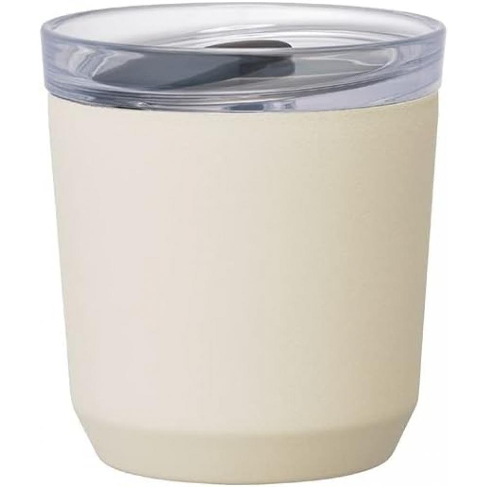 KinTo 20431 KinTo To Go Tumbler 240ml White With Plug 240ml White