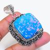 Natural Blue Triplet Opal 925 Sterling Silver Jewelry Pendant 2.21" AP-16595