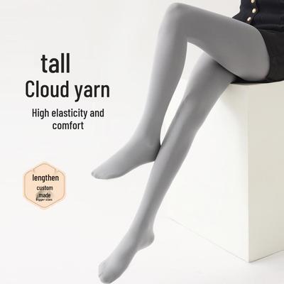 80D Women's Velvet Pantyhose with Heel, Anti-Snag, Japanese Style, Spring/Autumn, Micro-Compression, Slimming Base Layer