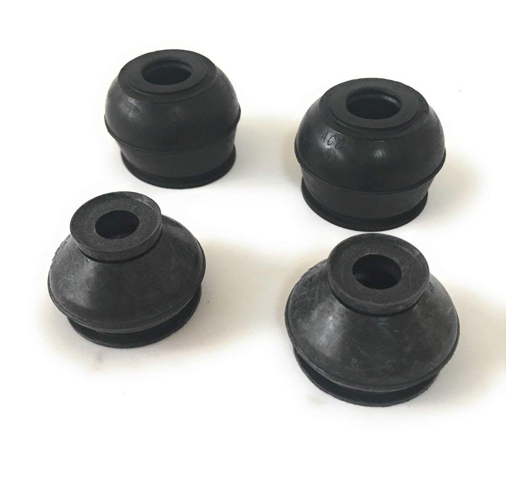 Set of 4 tie rod end boots lower ball joint