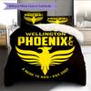 Wellington Phoenix FC Pattern Bedding Home Decoration Birthday & Festival Gift (1 * Duvet Cover + 2 * Pillowcase, Without Core)