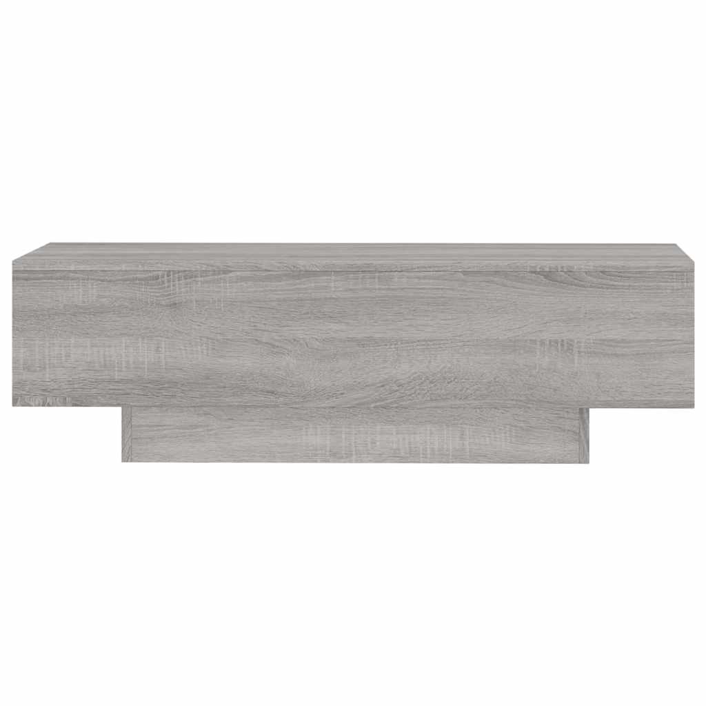 Coffee Table Gray Sonoma 100x49.5x31 cm Particleboard
