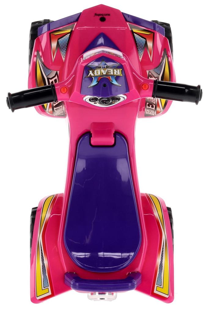 Ride-on Toy for a Child's First Birthday Purple Pink Quad