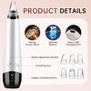 Electric Blackhead Remover Beauty Machine Dead Skin Remover Pore Vacuum Face Cleaner Kit Acne Needle Nose Black Dots Extractor