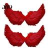 Adjustable Angel Wing Straps 2Pcs Feather Wings for Women Girls Fairy Costume Compact with Elastic Halloween Cosplay Party Stage Performance