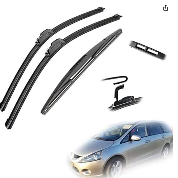 Geeignet für Honda Fit Scheibenwischer 21+14+14 Honda Jazz 2002-2008 Vorder- und Heckscheibenwischer