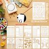 PET Log Painting Template: DIY Journal, Doodle & Notebook with Inch-Centimeter Ruler