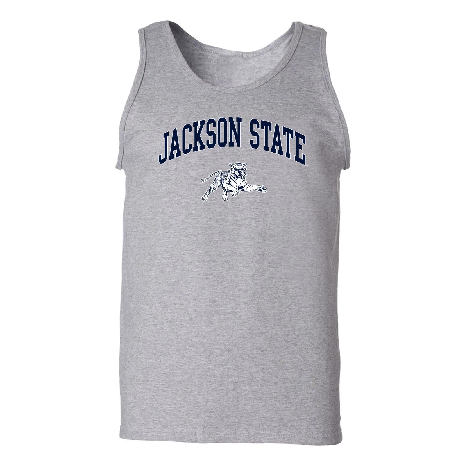 Jackson State Tigers Arch Logo - NCAA University Tank Top 2XL
