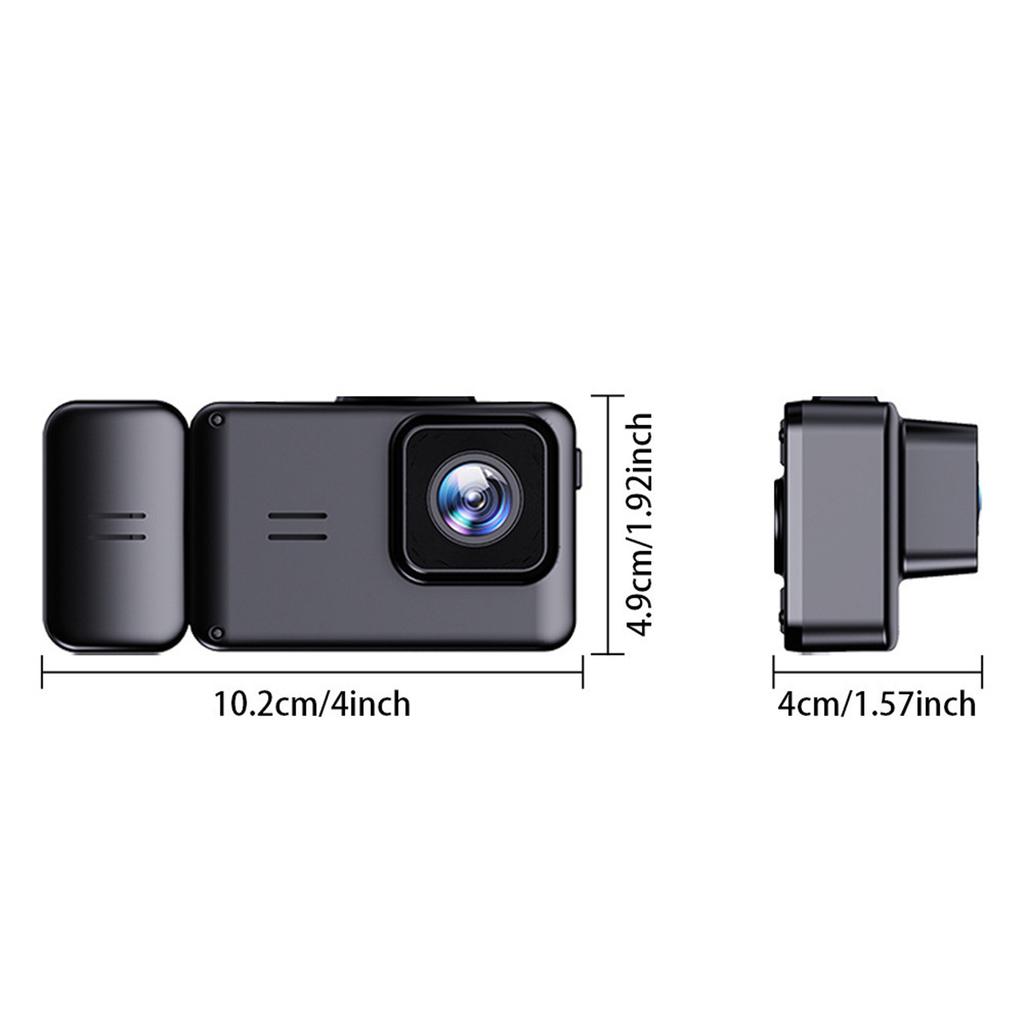 WIFI Car Recorder Front and Rear Inside 3 Channel for Cars 1080P 3 Ways with Night Vision G-sensor