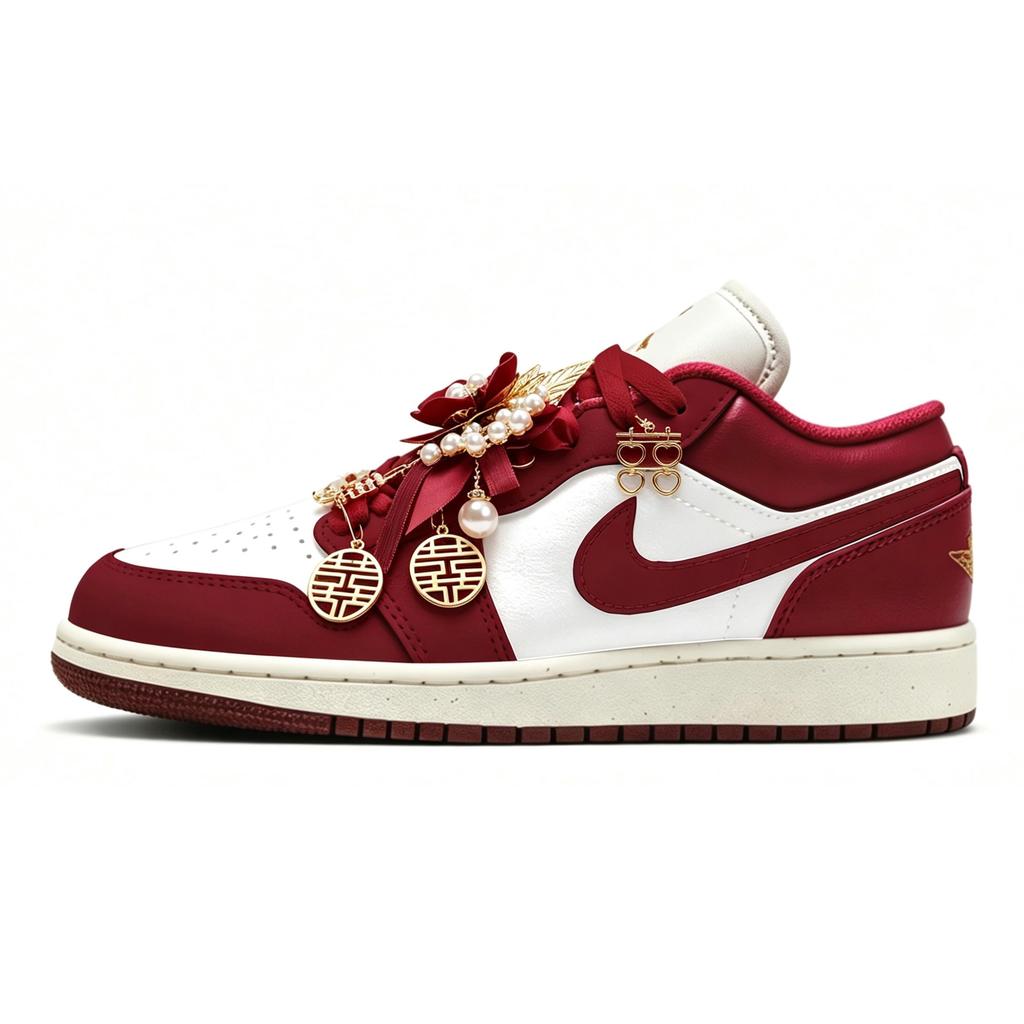 Jordan Air Jordan 1 Heaven's Perfect Match Vintage Basketball Shoes Unisex Red IR7600-211(Team864-SBOX)