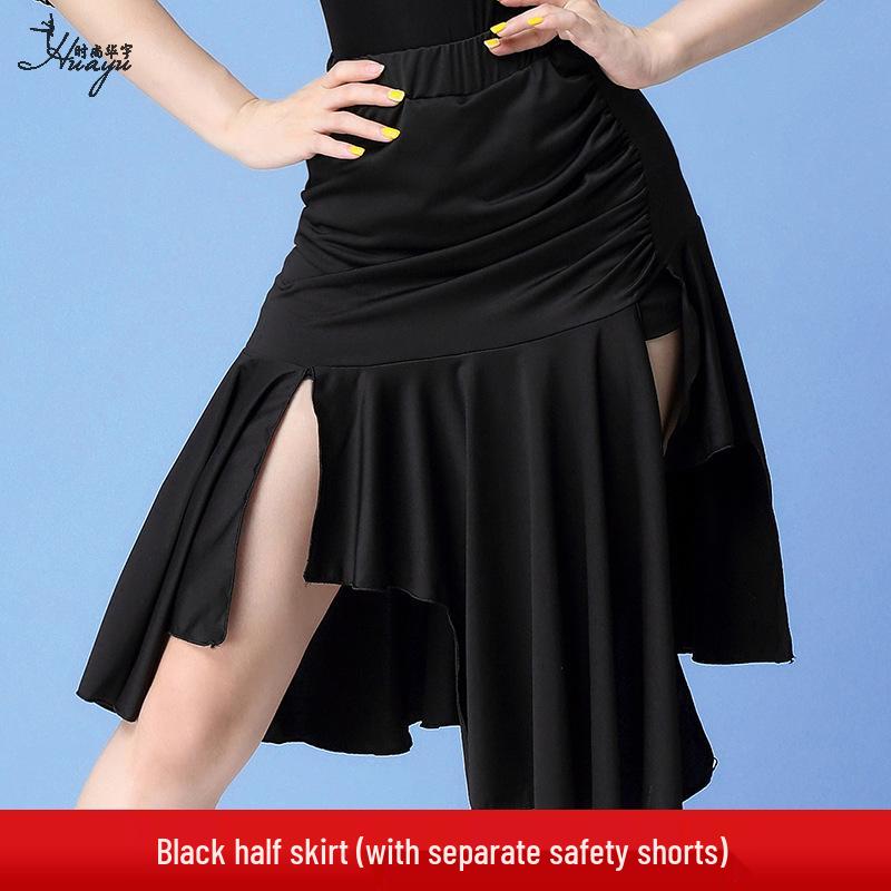 Huayu Women's Latin Dance Fringe Skirt for Practice & Performance