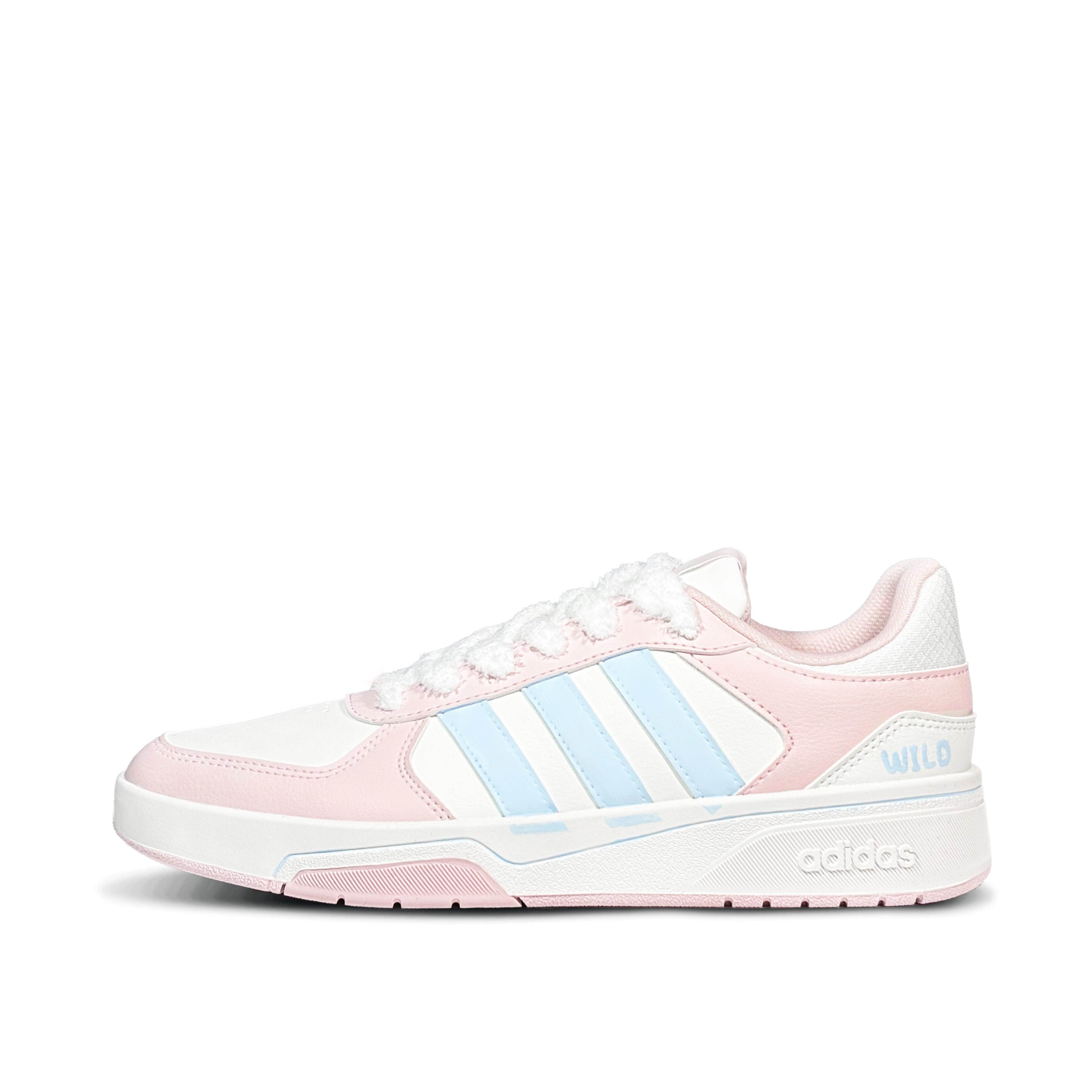 

Adidas COURTBEAT Velvet Mist Pink Blue Low top Skateboard Shoes Unisex Blue Pink KI6785(Team-814) 36
