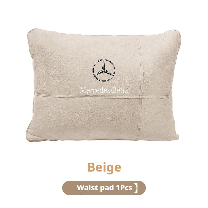 Car Sticker Mercedes Benz A B C E S V R Class GLB GLC GLE Sprinter Pilot SLK SLC AMG W204 ML Car Headrest Neck Support Seat Soft