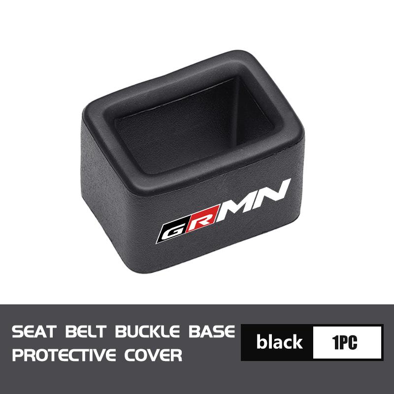 For Toyota Car Seat Safety Belt Buckle Base Clip Protection Cover Crown GR Corolla YARIS Auris C-HR Hilux Vios Prius