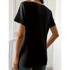 Camisetas Casuales de Manga Corta para Mujer, Tallas Europeas, con Diseños de Bicicleta y Flores, Largo Regular