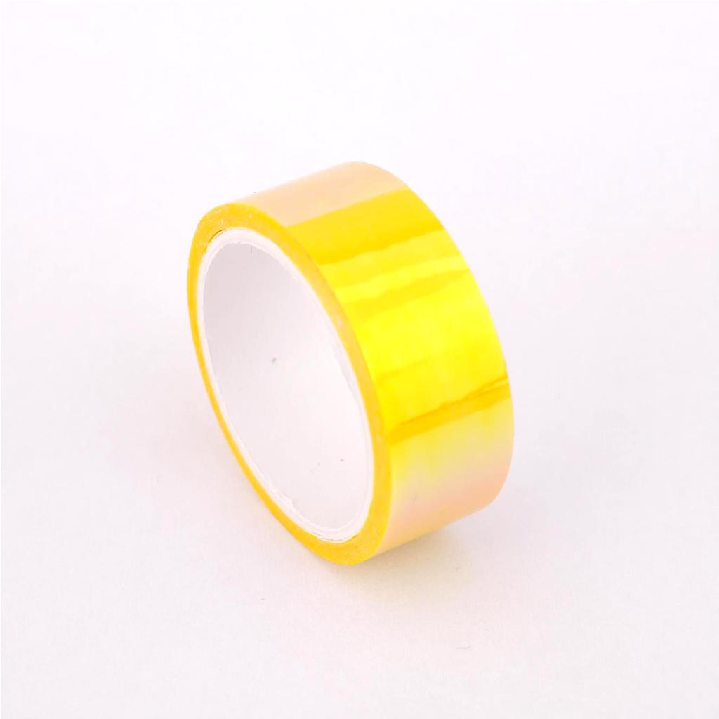 Creative Rainbow Laser Tape: Colorful, Decorative, Waterproof DIY Material for Student Journals and Collage.