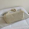 Canvas Tote Bag With Stitching For College Students Street Style Fashion