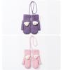 2025 Girls' Fleece-lined Lambswool Coat - Stylish Autumn/Winter Sweater for Kids