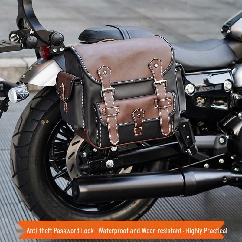 Stepless CU625/250 Retro Leather Waterproof Durable Large Capacity Quick Release Bag - Chinchilla