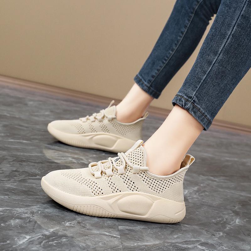 Women s All-Black Breathable Non-Slip Mesh Shoes - 2026 Spring/Summer 41