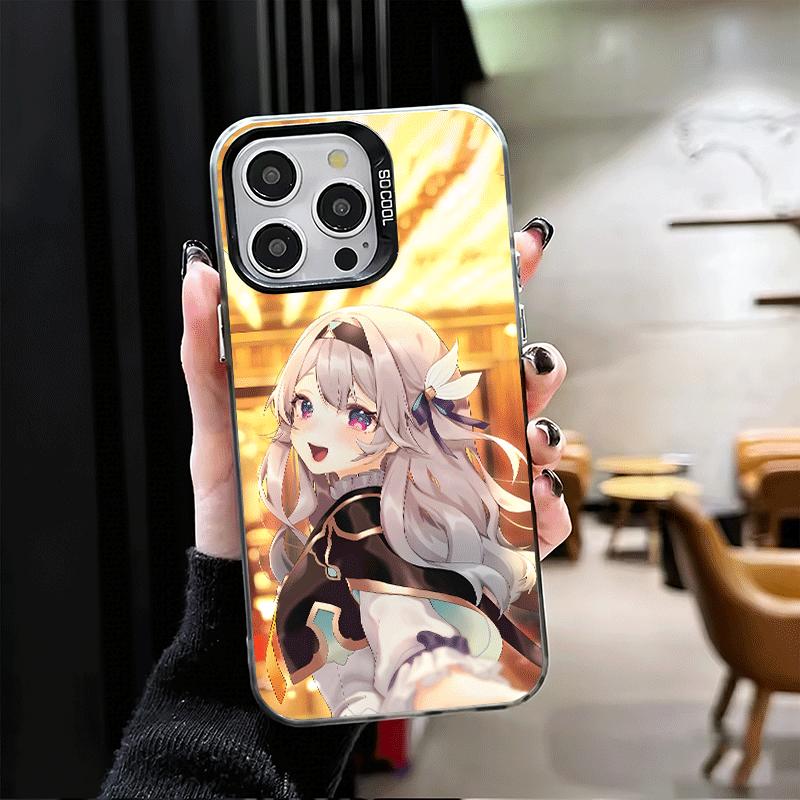 

Чехол для телефона Honkai Star Rail Firefly Ударопрочный для iPhone 17 Air 16 16E 15 Pro Max 14 Plus 13 Mini 12 Задняя крышка Противоударный Funda iPhone 12 Mini