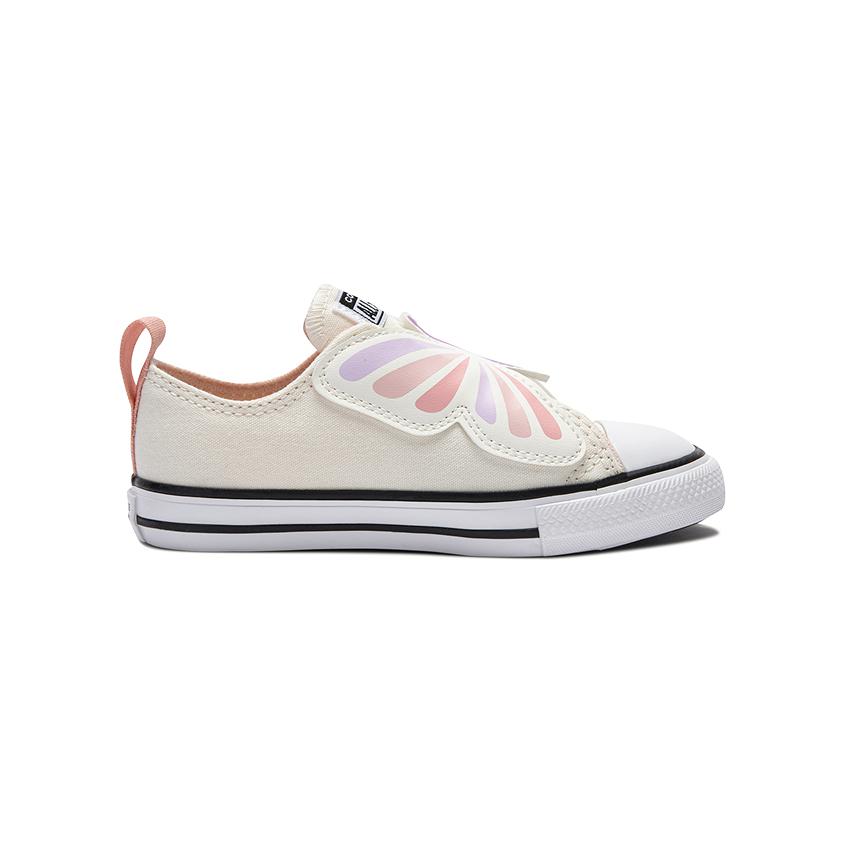 Converse Comfortable Casual Versatile Low-Top Walking Shoes Baby Shoes Off-White A08831C